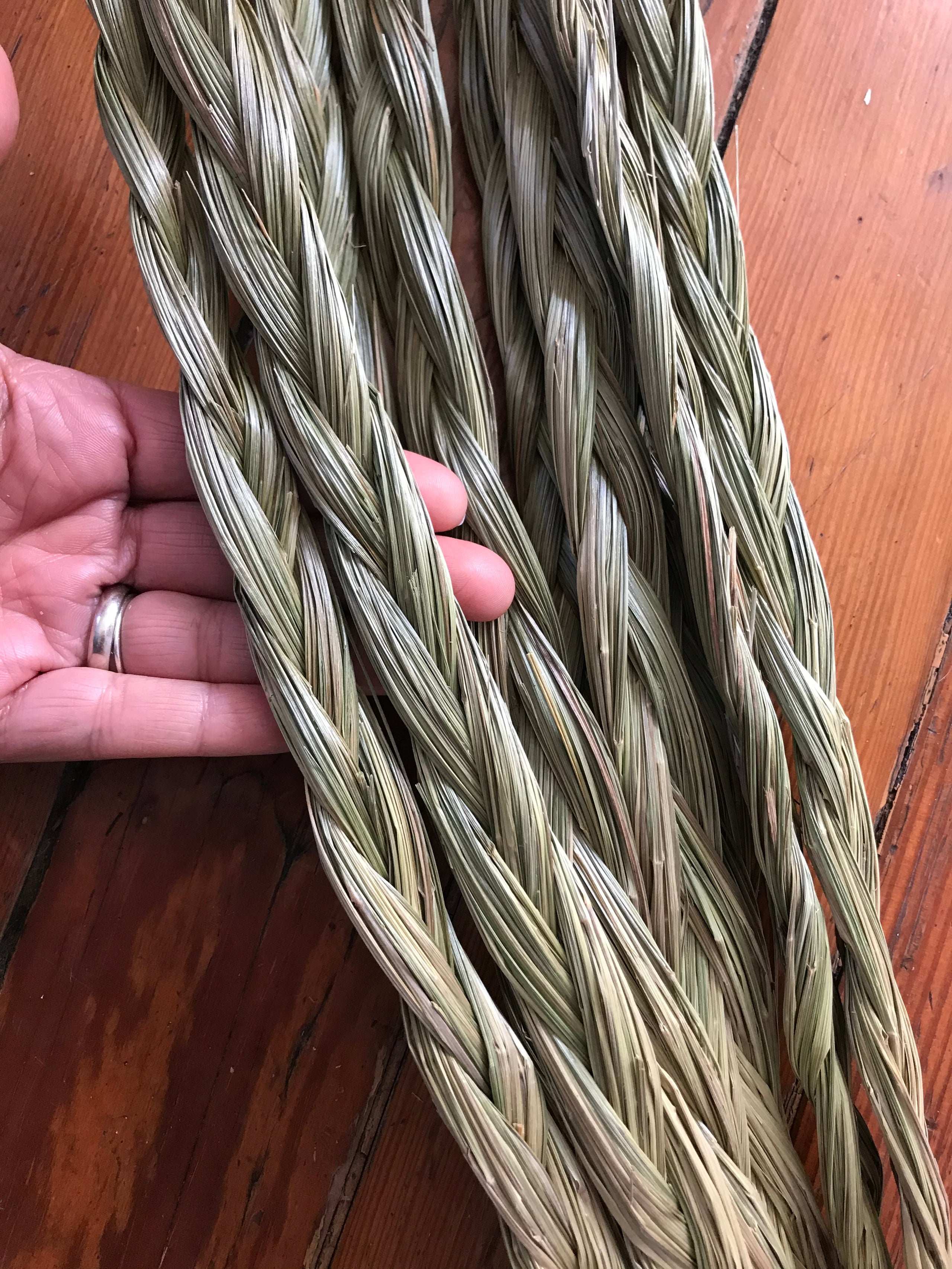 Native American Herbs Smudge, Extra large Sweet Grass Braids